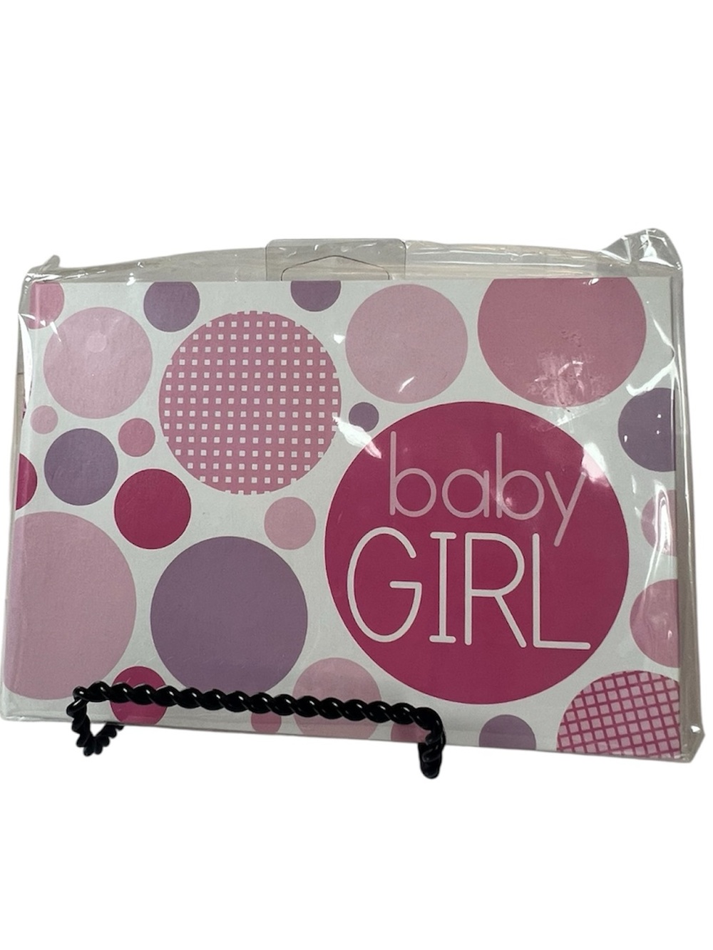 Malden Pink & Purple Polka Dot Baby Brag Book which holds 40 4” x 6” Photos. NWT